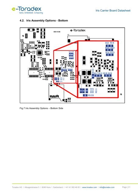 Iris V1.1 Baseboard - Toradex