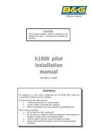 h1000 pilot installation manual - Myles Electronics, Inc.