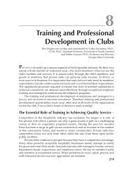Training and Professional Development in Clubs - CMAA