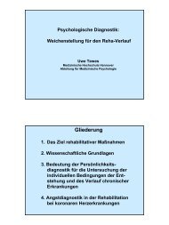 Gliederung - Psychologie – Aktuell