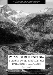 Paesaggi dell'energia. I grandi lavori idroelettrici dalla ... - Sat