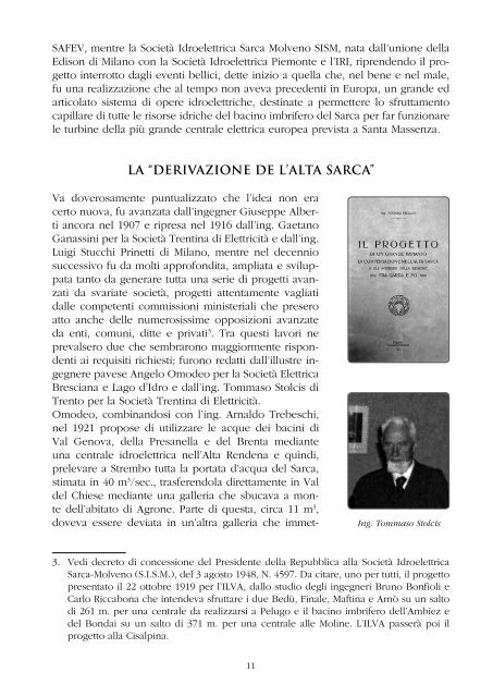 Paesaggi dell'energia. I grandi lavori idroelettrici dalla ... - Sat