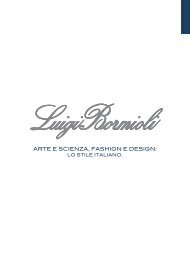 ARTE E SCIENZA, FASHION E DESIGN: - Bormioli Luigi SpA