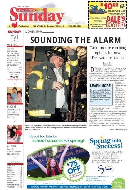 SOUNDING THE ALARM - Community Shoppers, Inc.