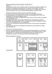 Werkrealschule (ab Schuljahr 2010/2011) - Burgschule Plochingen