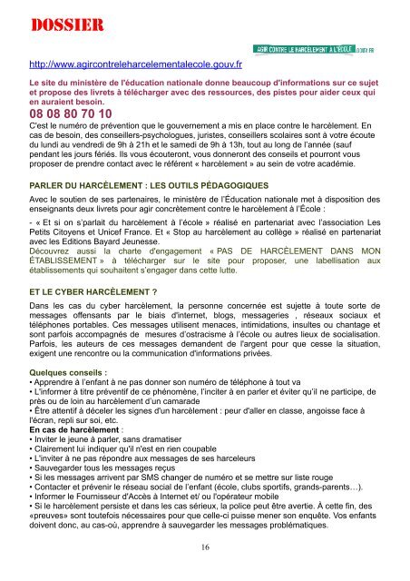 ActivitÃ©s du collÃ¨ge - AcadÃ©mie de Toulouse