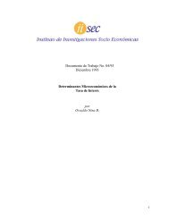 Documento de Trabajo No. 04/93 Diciembre 1993 ... - iisec