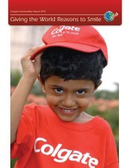 Sustainability Report - Colgate