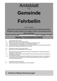 Gemeinde Fehrbellin - verwaltung.gemeinde-fehrbellin.de