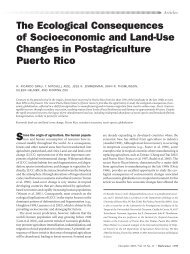 The Ecological Consequences of Socioeconomic and Land-Use ...