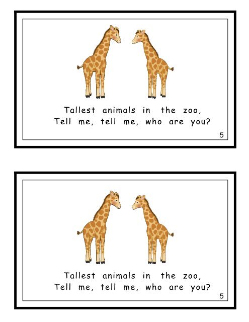 Animal, Animal in the Zoo Animal, Animal in the Zoo - Little Book Lane