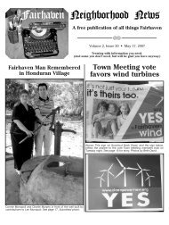 Fairhaven Neighborhood News