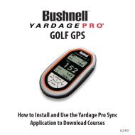 Yardage Pro Sync App-How to Install and Use for ... - Bushnell Golf