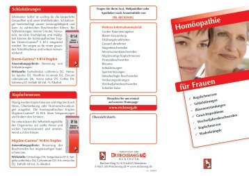 Homöopathie für Frauen