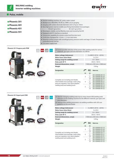 Product Catalogue - EWM Hightec Welding GmbH