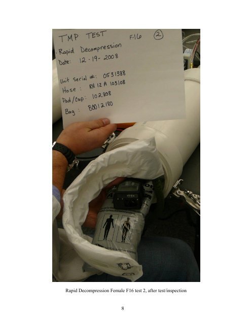 Rapid Decompression Femal