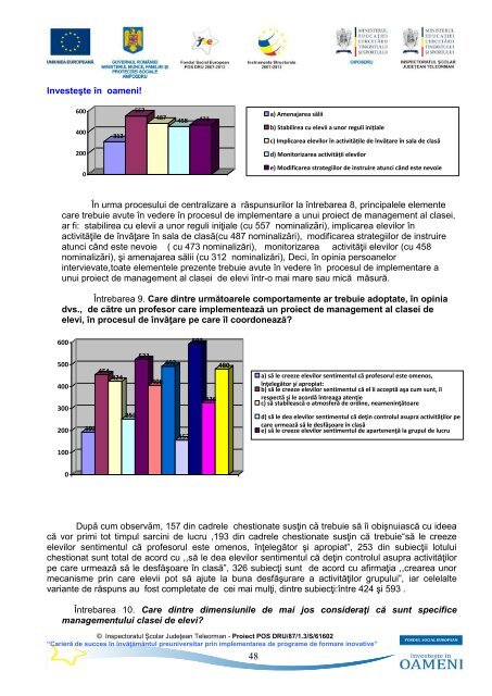 Studiul de cercetare privind nevoile de formare ale cadrelor ...