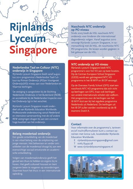 Rijnlands Lyceum Singapore - Hollandse School Singapore