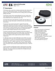Description EM1 Transmissive Optical Encoder Module - US Digital