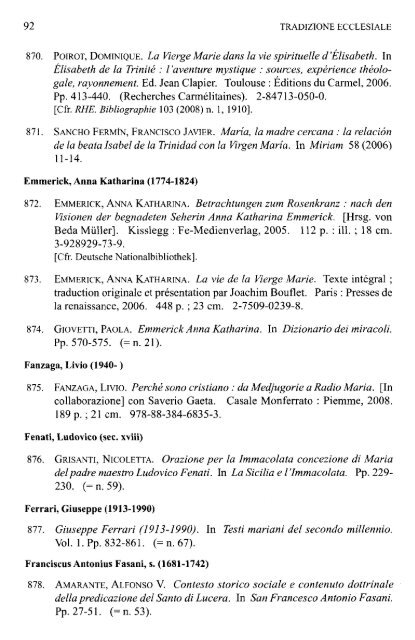 SCRIPTA PONTIFICIAE FACULTATIS THEOLOGICAE «MLARIANUM