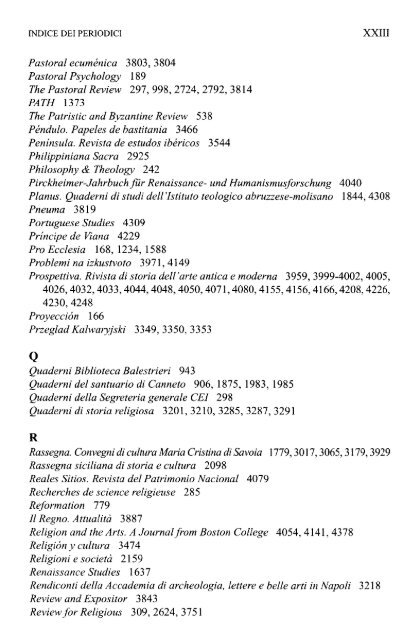 SCRIPTA PONTIFICIAE FACULTATIS THEOLOGICAE «MLARIANUM