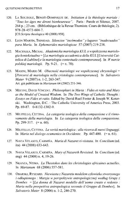 SCRIPTA PONTIFICIAE FACULTATIS THEOLOGICAE «MLARIANUM