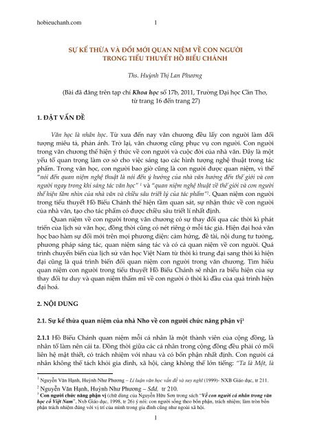 PDF - Ho Bieu Chanh