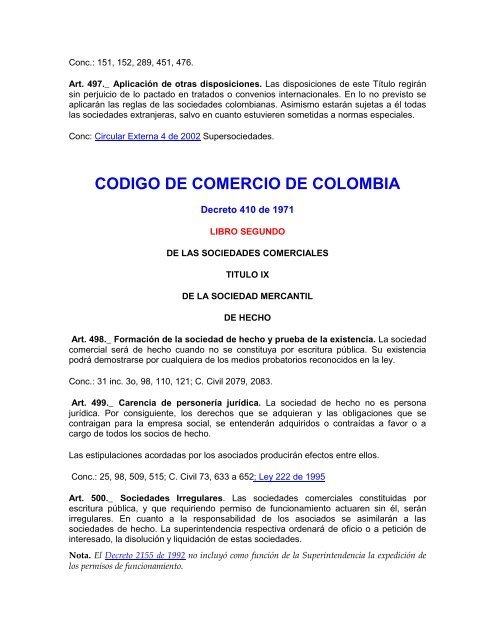 Codigo Comercio