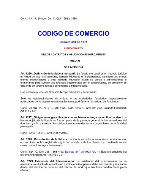 Codigo Comercio