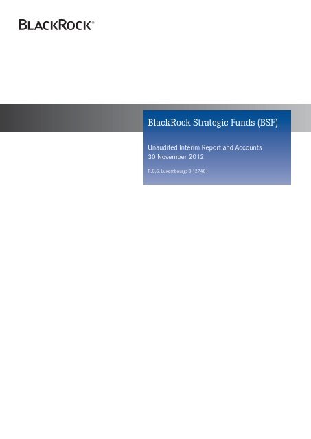 BlackRock Strategic Funds (BSF)