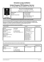 Exova Co Ltd (Saudi Arabia) - UKAS