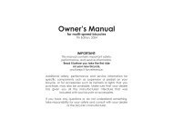 Owner's Manual - Diamondback Bicycles