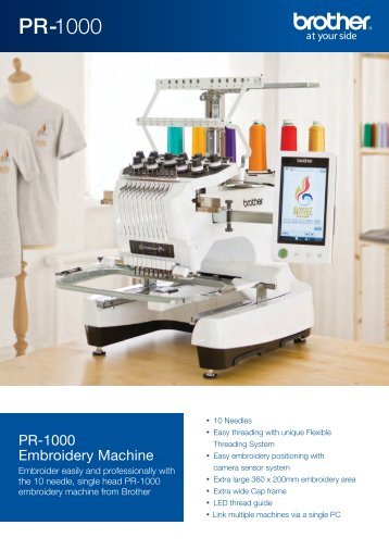 Download a brochure - Echidna Sewing Products