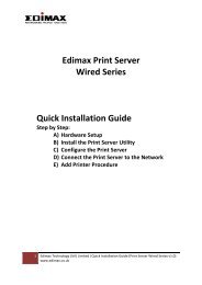 How to setup Edimax Print Server (Wired Series)?