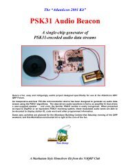 PSK31 Audio Beacon - Hamradio Modulation Types