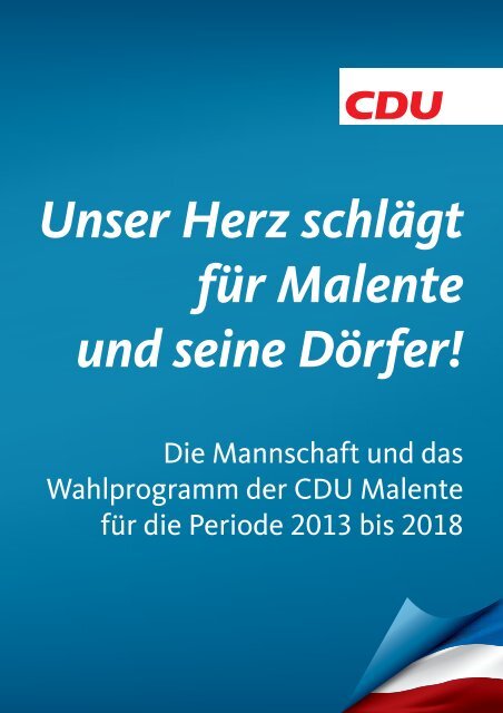 Unser Herz schlägt für Malente und seine Dörfer! - CDU OV Malente