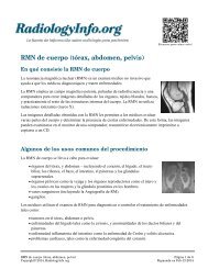 RMN de cuerpo (tÃ³rax, abdomen, pelvis) - RadiologyInfo
