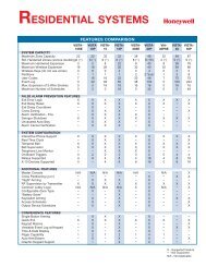 RES. Matrix Chart 10/04 - DIY Alarms