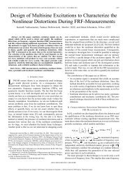 Design of multisine excitations to characterize the nonlinear ...