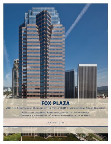 Fox Plaza Brochure - IrvineCompanyOffice.com