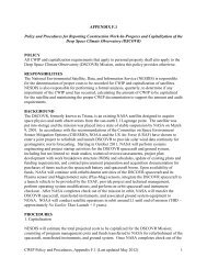 CWIP Policy and Procedures, Appendix F.1 (Last updated ... - NOAA