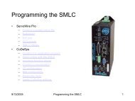 Programming the SMLC - Ormec