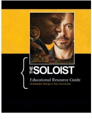 The Soloist Educational Resource Guide 5-19-2009 - TakePart