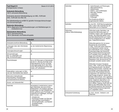 Taschentarif Formular-Nr.: DRK1981_201301 - Vd-west.de