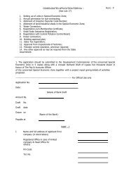 CONSOLIDATED APPLICATION FORM for â (See rule ... - Nsez.gov.in