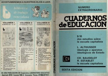 IdeologÃ­a y aparatos ideolÃ³gicos de estado. La escuela capitalista