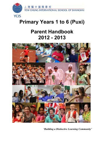 (Puxi) Parent Handbook 2012 - Entrance - Yew Chung International ...