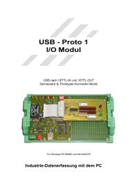 USB - Proto 1 I/O Modul - Kolter Electronic