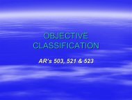 Objective Classification - PPT - Nevada Department of Corrections