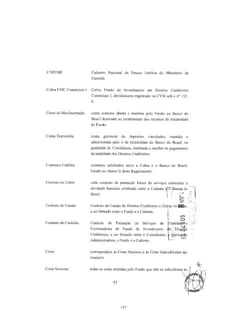 FIDC Cobra II - Prospecto Definitivo - Banco do Brasil